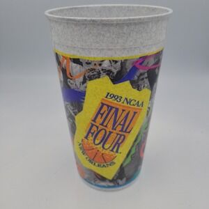 Vintage 1993 NCAA Final Four Basketball New‎ Orleans Plastic 20oz Cup Pizza Hut